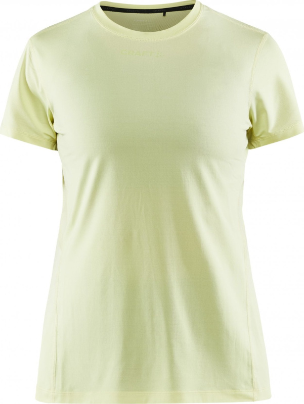 Dámské funkční triko CRAFT Adv Essence Slim Ss žlutá Velikost: XS