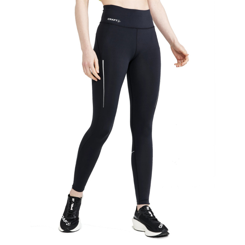 Dámské běžecké legíny CRAFT Adv Essence Run černá Velikost: XS