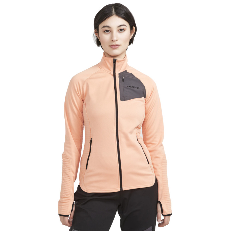 Dámská mikina CRAFT ADV Tech Fleece Thermal W oranžová XS