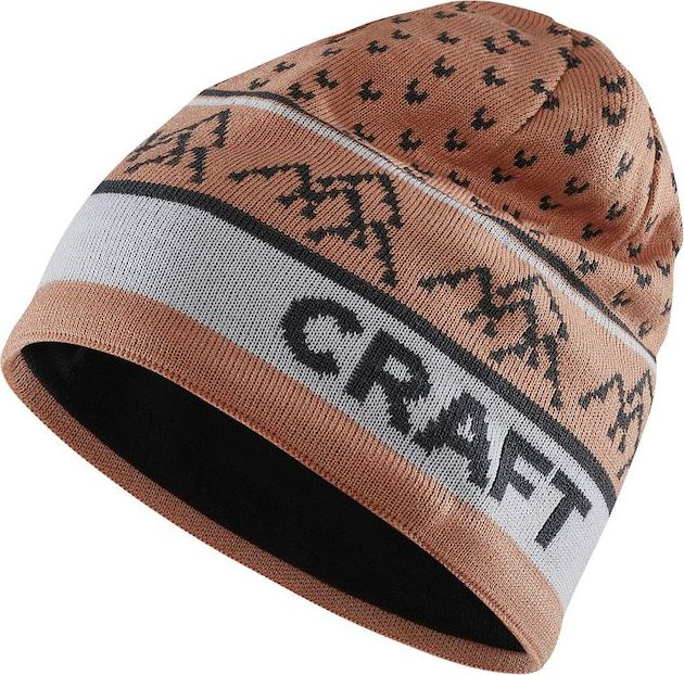 Čepice CRAFT Core Backcountry Knit oranžová Velikost: S-M