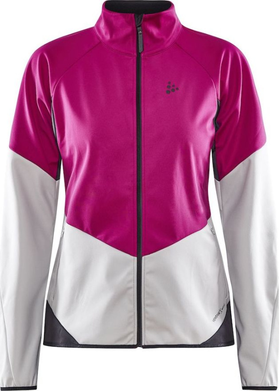 Dámská softshellová bunda CRAFT Core Glide růžová Velikost: M