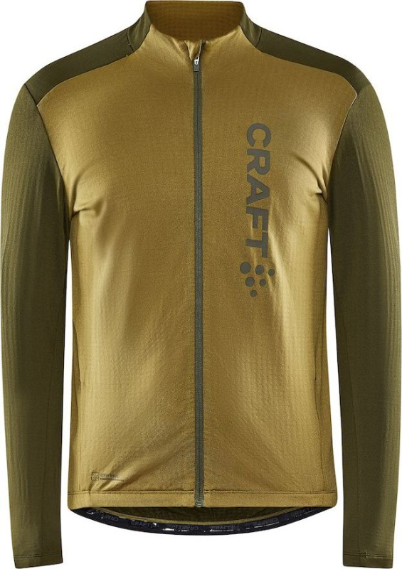 Pánský zateplený cyklodres CRAFT Core Subz LS zelený Velikost: L