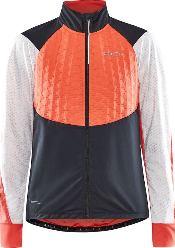 Dámská zateplená cyklobunda CRAFT Adv Bike Subz Lumen oranžová Velikost: XS