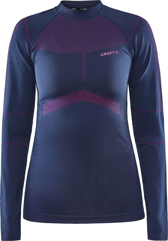 Dámské termo triko CRAFT Active Intensity Ls tmavě modrá Velikost: XL