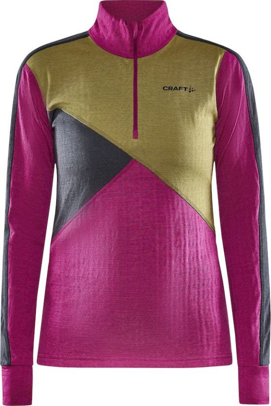 Dámské merino triko CRAFT Adv Nordic Wool Hz růžová Velikost: M