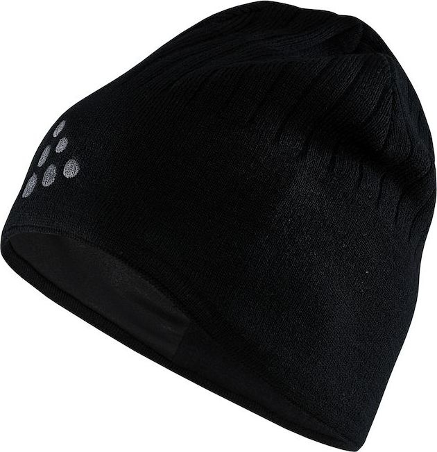 Čepice CRAFT Adv Windblock Knit černá Velikost: L-XL