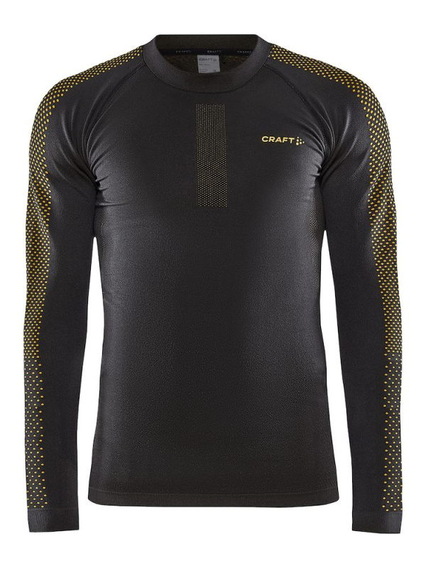 Pánské funkční triko CRAFT Adv Warm Intensity LS šedé Velikost: S