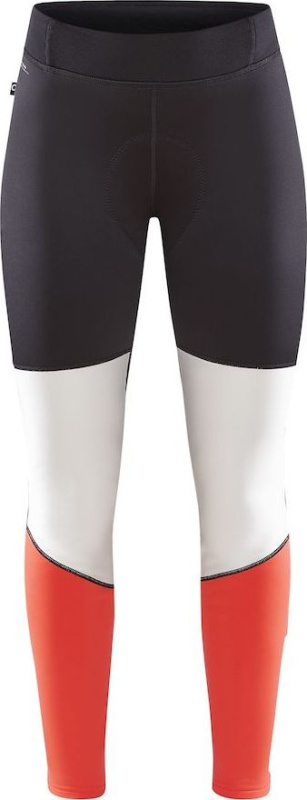 Dámské zateplené cyklokalhoty CRAFT Core Subz Lumen Wind Tights (C3) šedé Velikost: S