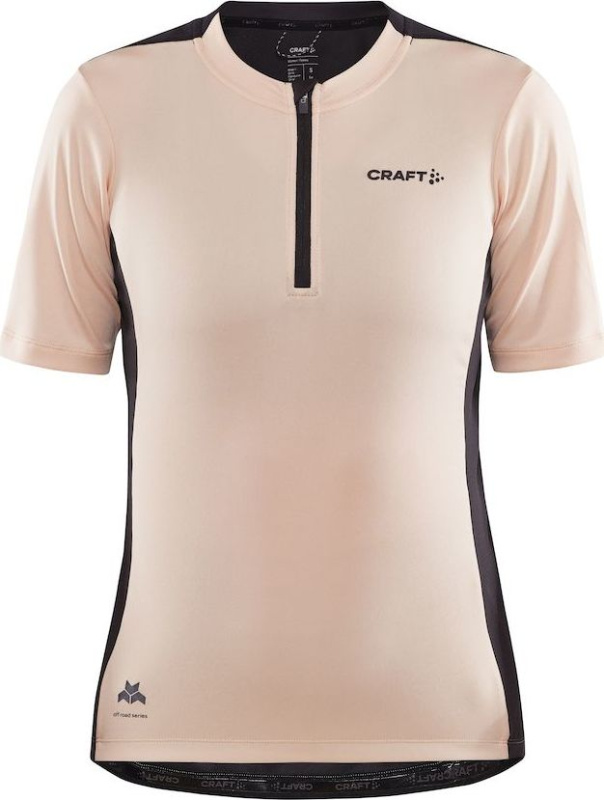 Dámský cyklodres CRAFT Core Offroad SS oranžový Velikost: M