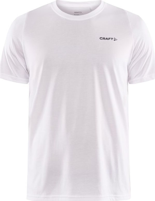 Pánské funkční triko CRAFT CORE Essence Bi-blend SS - bílá Velikost: XL