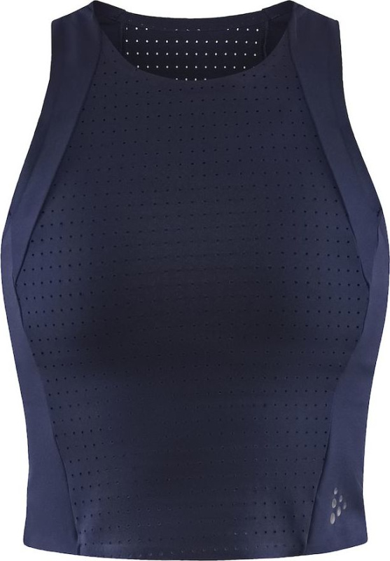 Dámský funkční top CRAFT Adv Hit Perforated Tank modré Velikost: XL