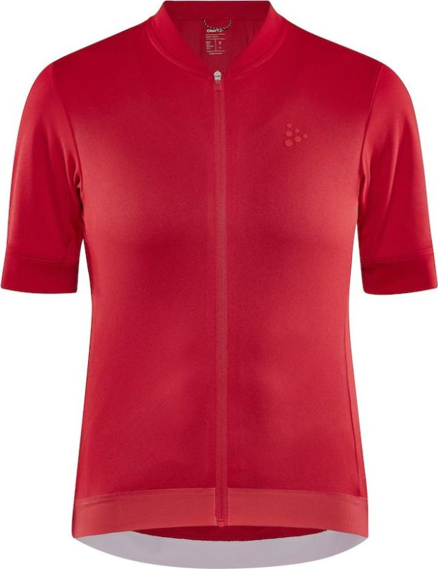 Dámský cyklodres CRAFT Core Essence Regular červený Velikost: S