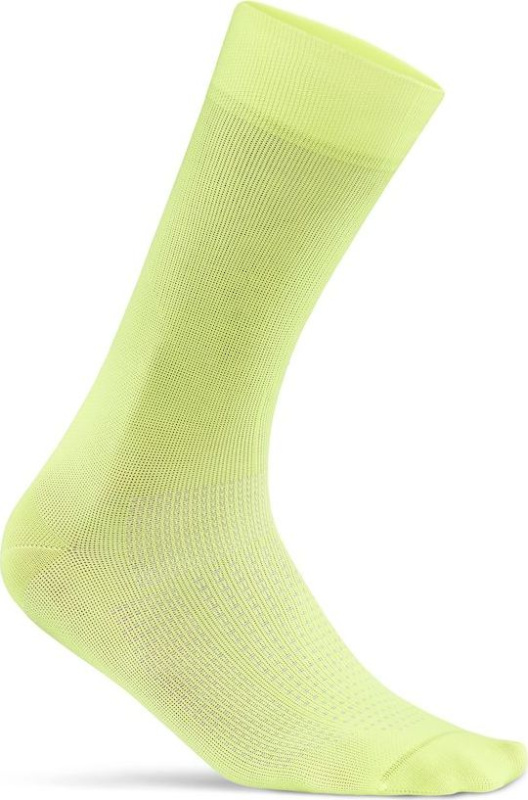 Cyklistické ponožky CRAFT Essence žluté Velikost: 43-45