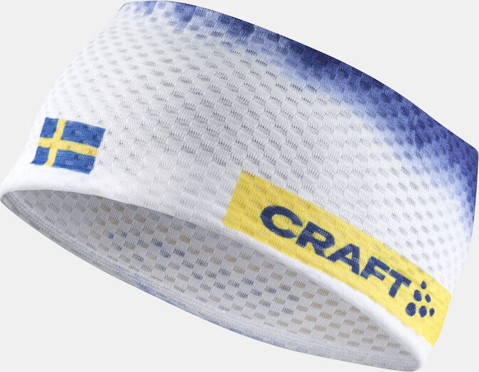 Tenká lehká čelenka CRAFT Ski Team Mesh - bílá Velikost: L-XL