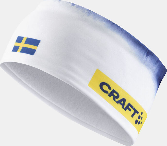 Lehká běžkařská čelenka CRAFT Ski Team Thermal - bílá Velikost: L-XL