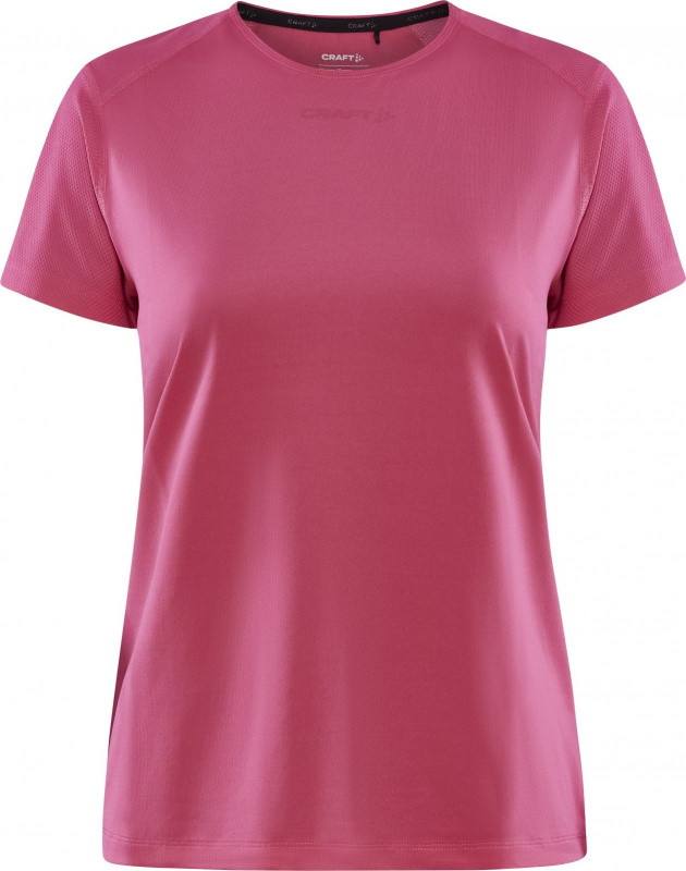Dámské funkční triko CRAFT Adv Essence Slim Ss růžové Velikost: M