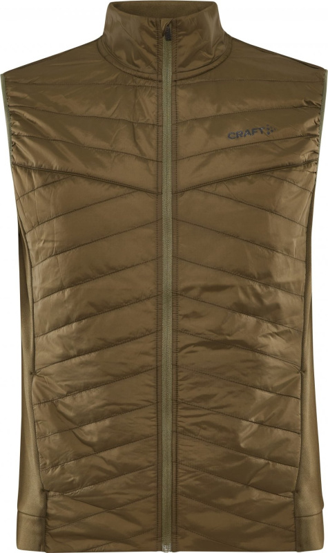 Pánská zateplená vesta CRAFT Adv Essence Warm hnědá Velikost: M