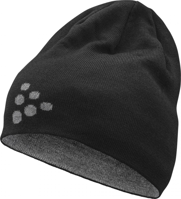 Pletená čepice CRAFT Adv Essence Merino černá Velikost: UNI