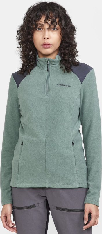 Dámský polorolák CRAFT Core Edge Thermal zelený Velikost: XS