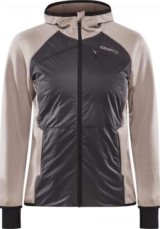 Dámská mikina CRAFT Adv Hybrid hnědá Velikost: XL