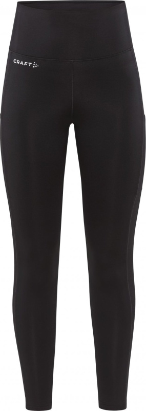 Dámské zateplené kalhoty CRAFT Adv Essence High Waist Warm Tights černé Velikost: XL