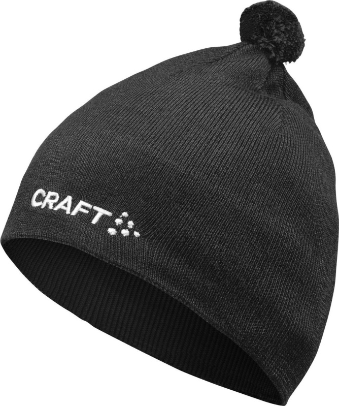 Pletená čepice CRAFT ADV Nordic Training Merino - černá Velikost: S-M