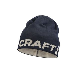 Pletená čepice CRAFT ADV Nordic Training Merino Logo - černá Velikost: S-M