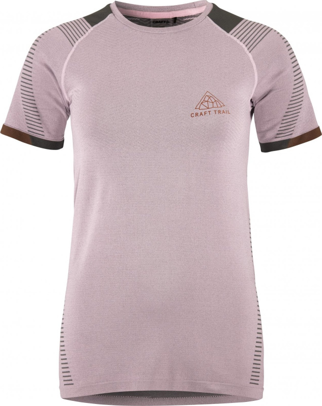 Dámské běžecké triko CRAFT PRO Trail Fuseknit - růžová Velikost: M