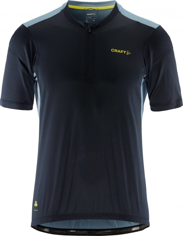 Pánský cyklodres CRAFT CORE Offroad SS - modrá Velikost: S