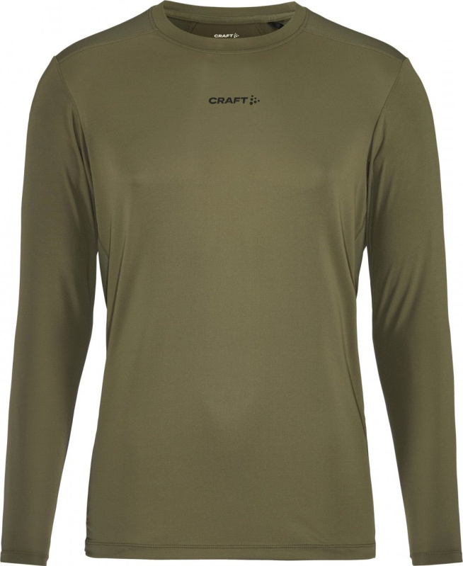 Pánské funkční triko CRAFT ADV Essence LS 2 - zelená Velikost: XL