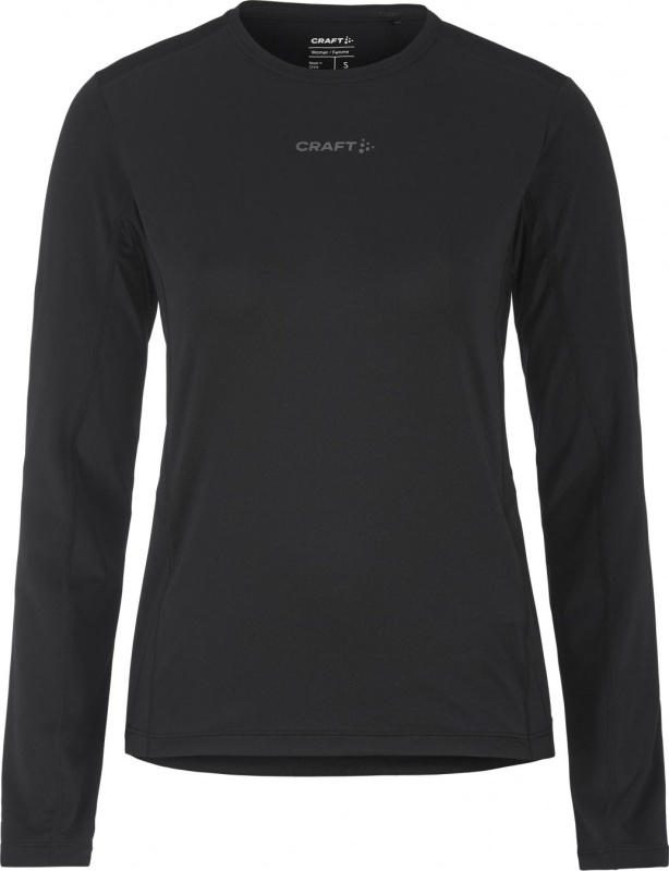 Dámské funkční triko CRAFT ADV Essence LS 2 - černá Velikost: XXL