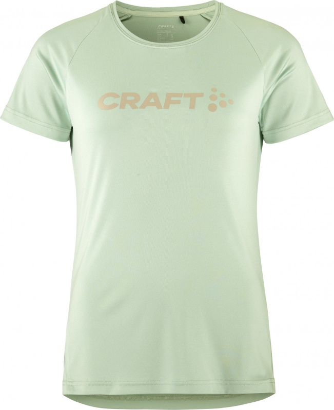 Dámské funkční triko CRAFT CORE Essence Logo - zelená Velikost: L