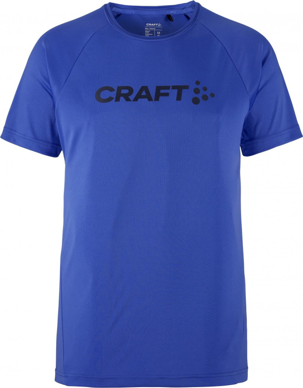 Pánské funkční triko CRAFT CORE Essence Logo - modrá Velikost: XL