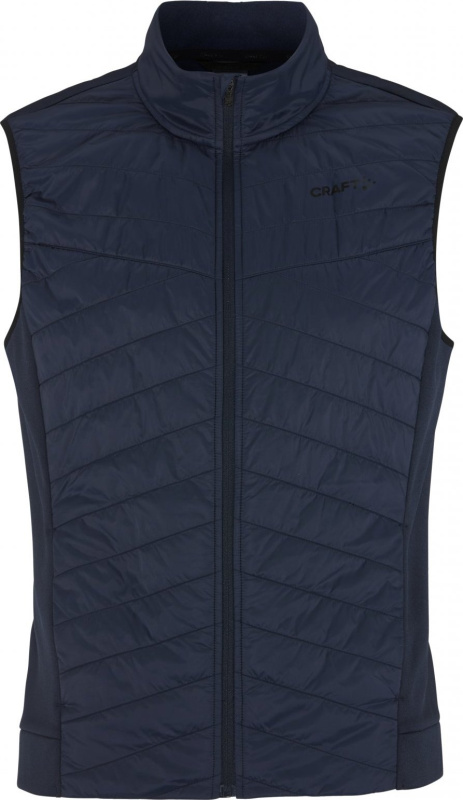 Pánská prošívaná vesta CRAFT ADV Essence Warm - modrá Velikost: M