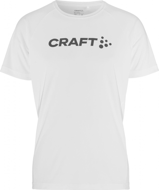 Pánské funkční triko CRAFT CORE Essence Logo - bílá Velikost: XXL