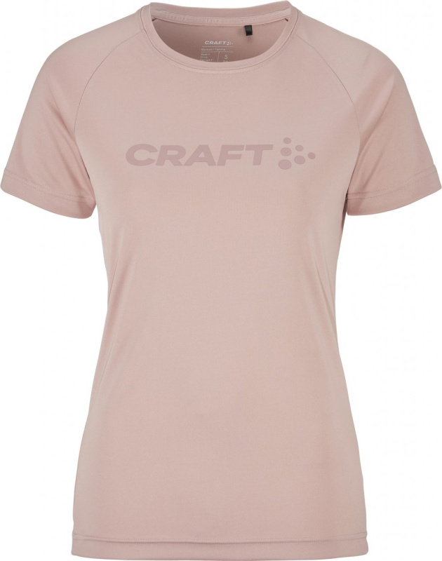 Dámské funkční triko CRAFT CORE Essence Logo - růžová Velikost: L