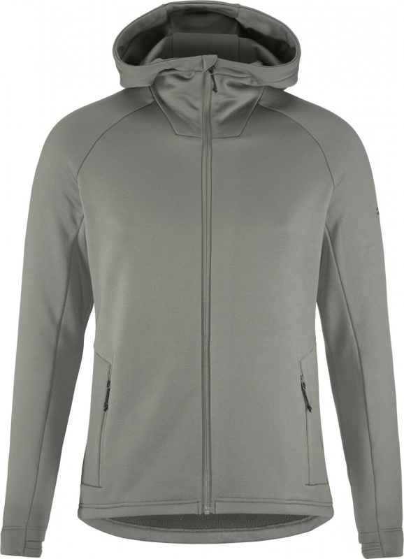 Pánská fleecová mikina CRAFT ADV Explore Power Fleece Hood - zelená Velikost: 4XL