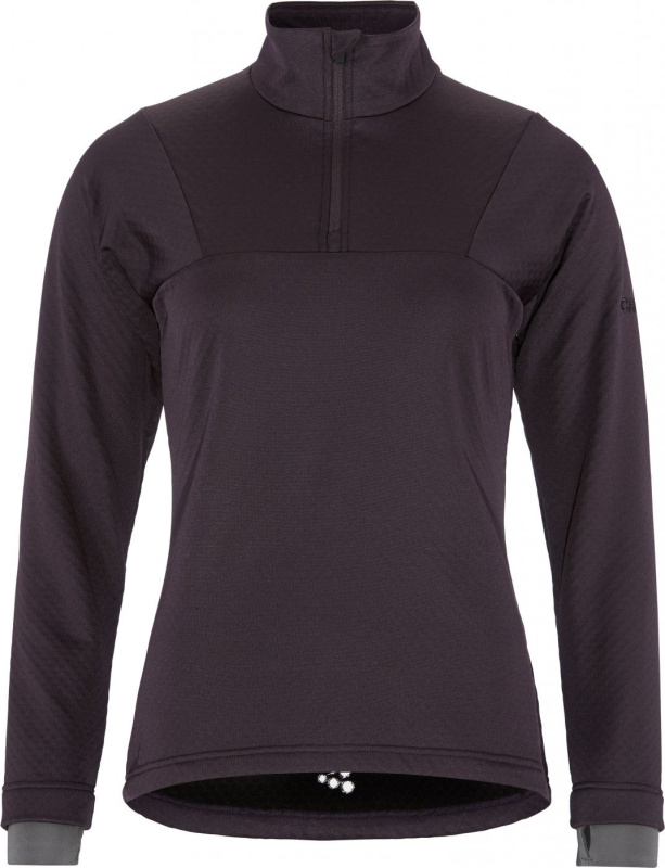 Dámský funkční polorolák CRAFT CORE Gain Thermal - fialová Velikost: XS