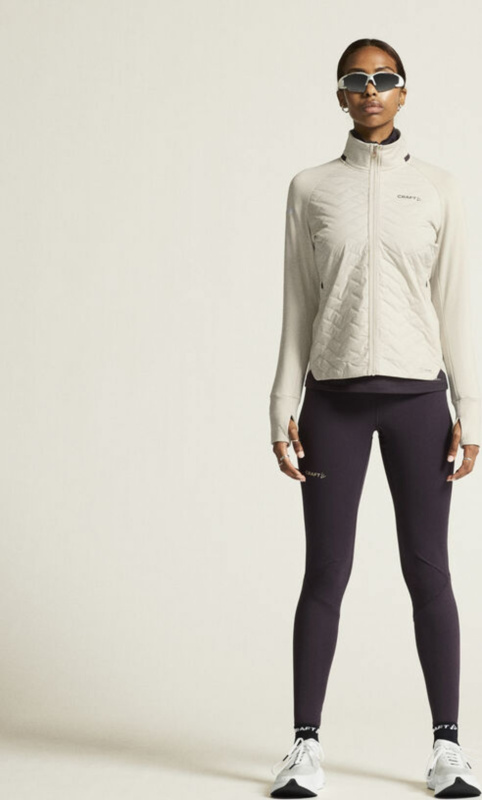 Dámská běžecká bunda CRAFT ADV SubZ 3 - hnědá Velikost: XL