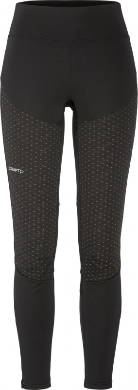 Dámské zateplené běžecké kalhoty CRAFT ADV SubZ Lumen Padded Tights 2 - černá Velikost: L