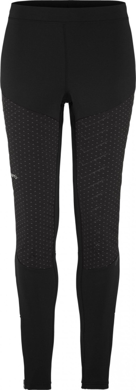 Pánské zateplené běžecké kalhoty CRAFT ADV SubZ Lumen Tights 2 - černá Velikost: S