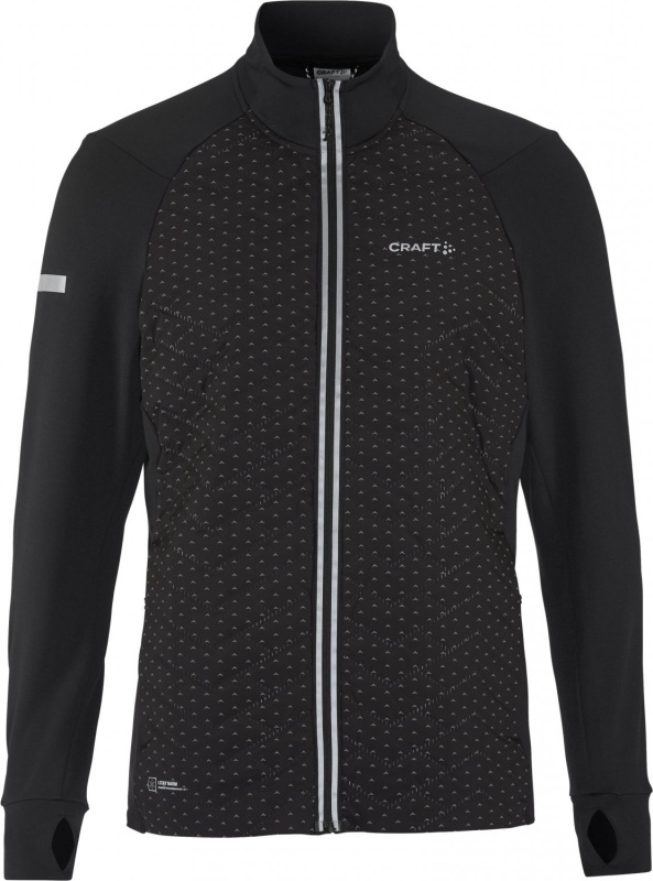 Pánská zateplená běžecká bunda CRAFT ADV SubZ Lumen 4 - černá Velikost: XL