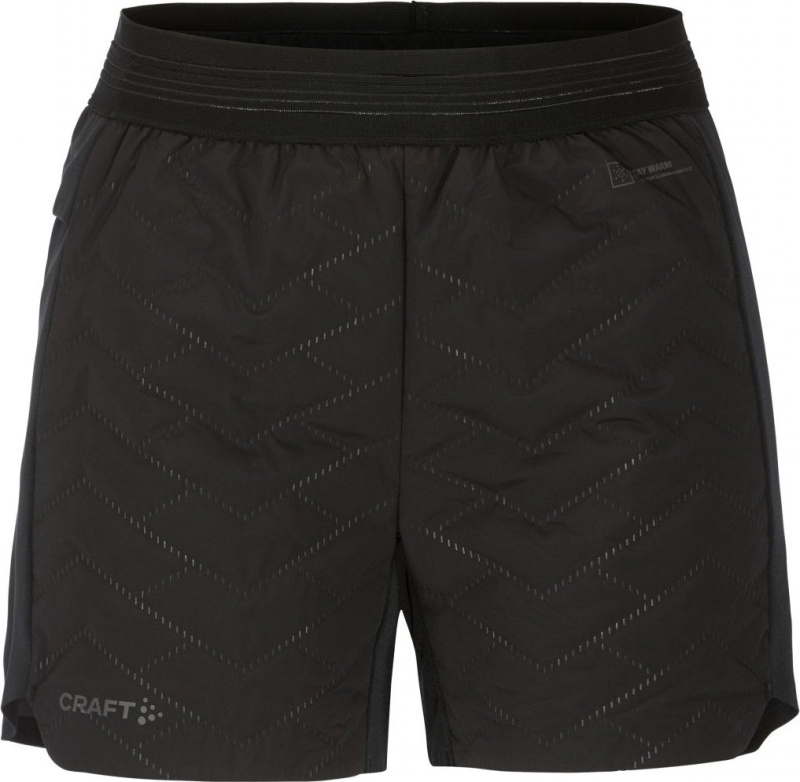 Dámské zateplené běžecké šortky CRAFT ADV SubZ - černá Velikost: S