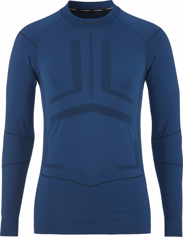 Pánské funkční triko CRAFT Active Intensity LS - modrá Velikost: L