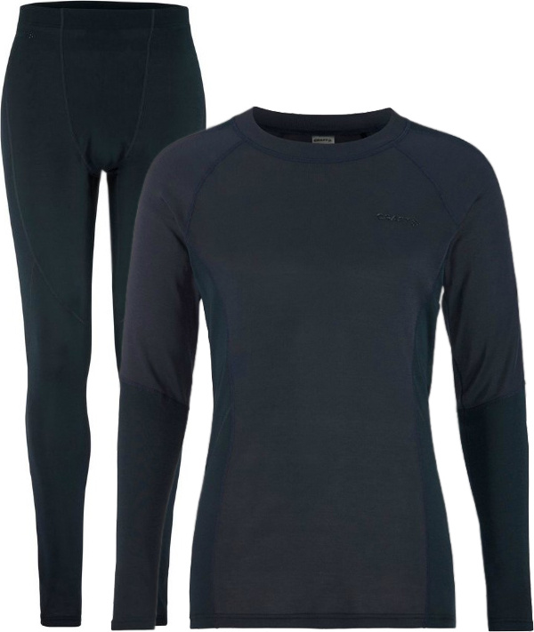 Pánský funkční set CRAFT CORE Warm Baselayer - modrá Velikost: XXL