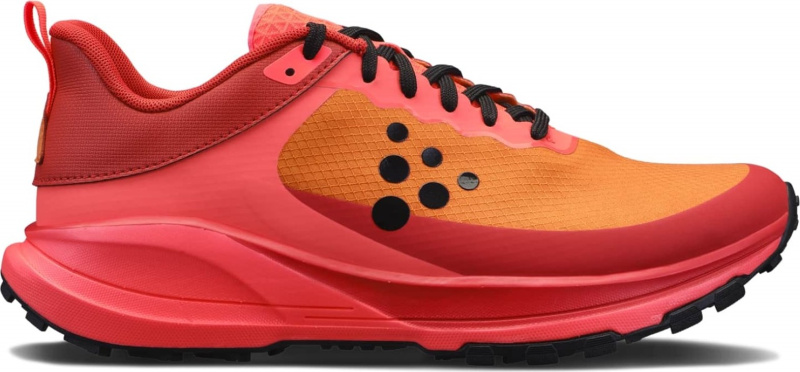 Pánské běžecké boty CRAFT Pure Trail X - červená Velikost: 12