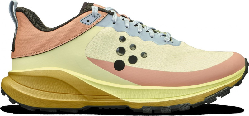 Dámské běžecké boty CRAFT Pure Trail X - žlutá Velikost: 6