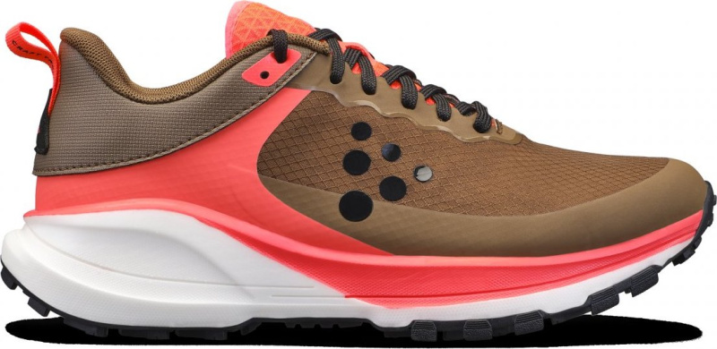 Dámské běžecké boty CRAFT Pure Trail X - hnědá Velikost: 8