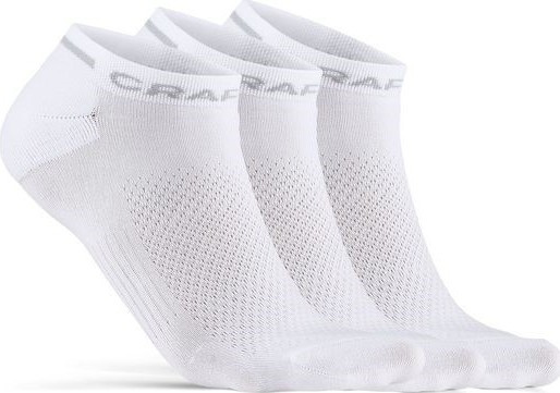 Funkční ponožky CRAFT CORE Dry Shaftless 5-pack - bílá Velikost: 37-39