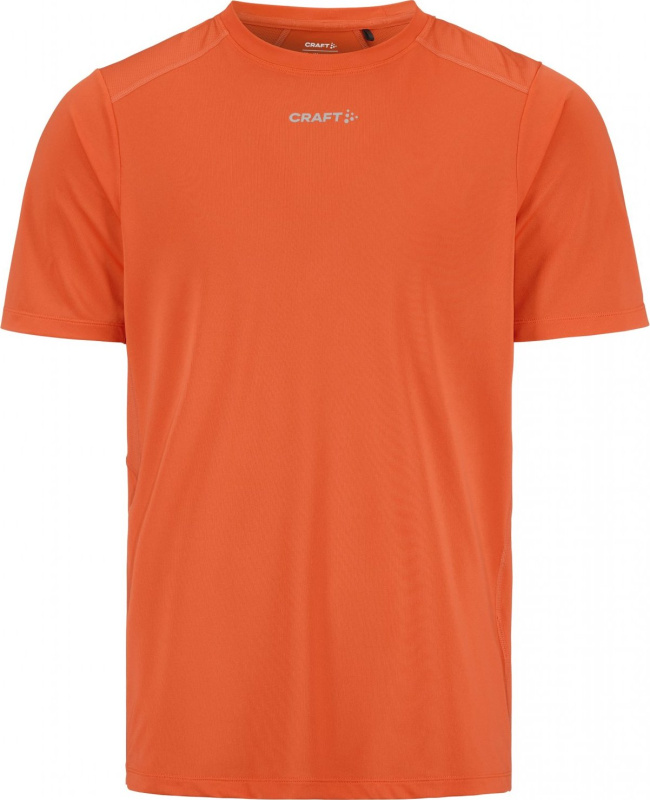 Pánské funkční triko CRAFT ADV Essence SS 2 - oranžová Velikost: M